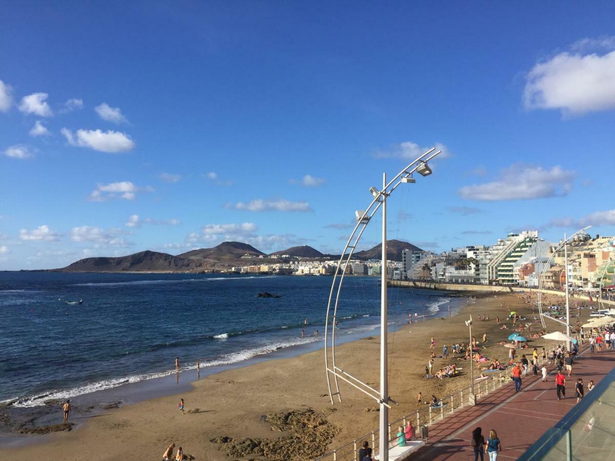 Piso Con Piscina Y Garaje En La Playa De Las Canteras Las Palmas Buitenkant foto