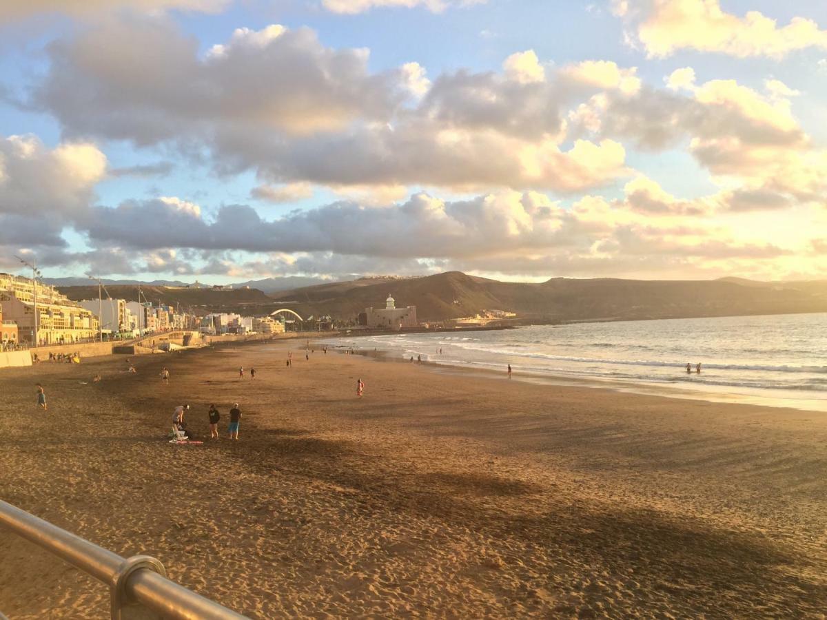 Piso Con Piscina Y Garaje En La Playa De Las Canteras Las Palmas Buitenkant foto